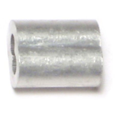 MIDWEST FASTENER 3/32" Aluminum Cable Ferrules 100PK 54888
